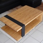 table basse bambou